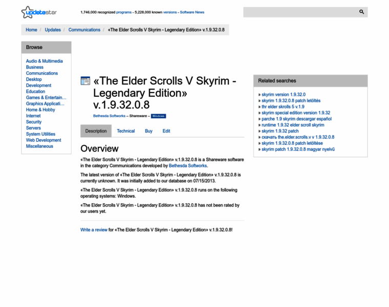 The-elder-scrolls-v-skyrim-legendary-edition-v-1-9-32-0-8.updatestar.com thumbnail