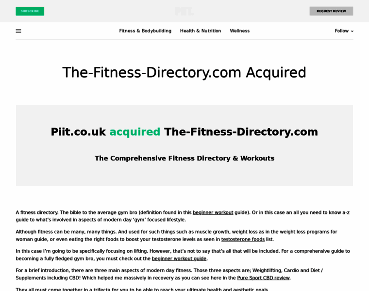 The-fitness-directory.com thumbnail