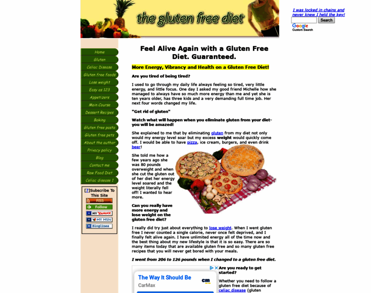 The-gluten-free-diet.com thumbnail
