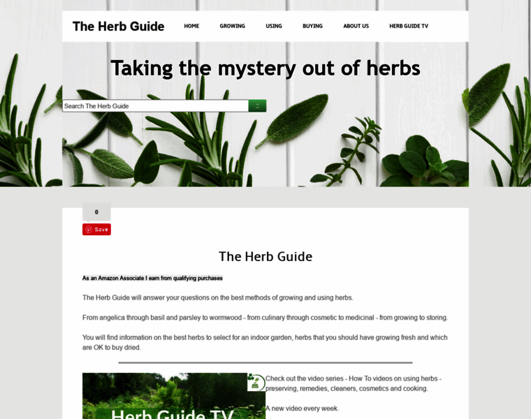 The-herb-guide.com thumbnail