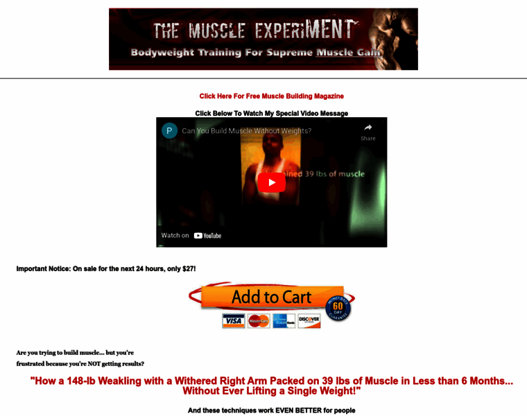 The-muscle-experiment.com thumbnail