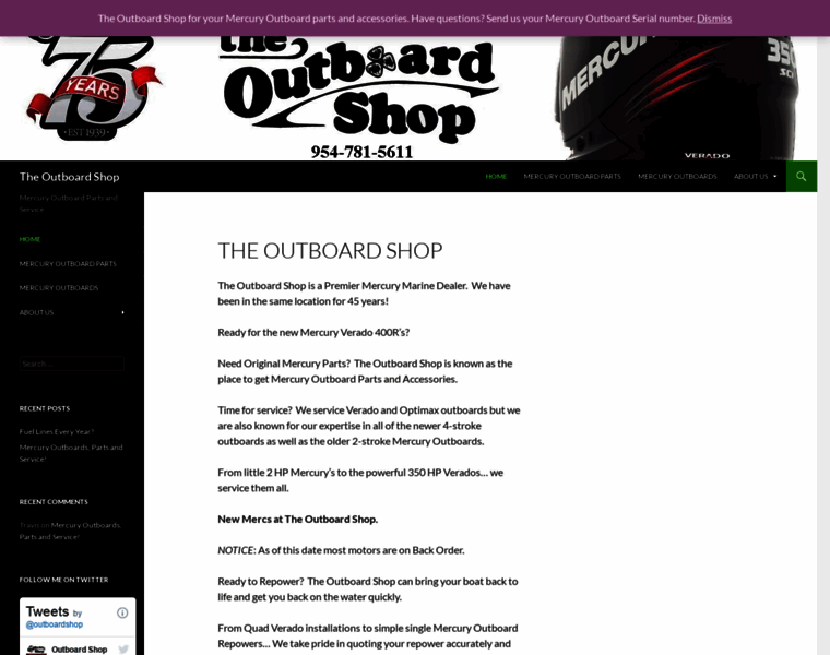 The-outboard-shop.com thumbnail