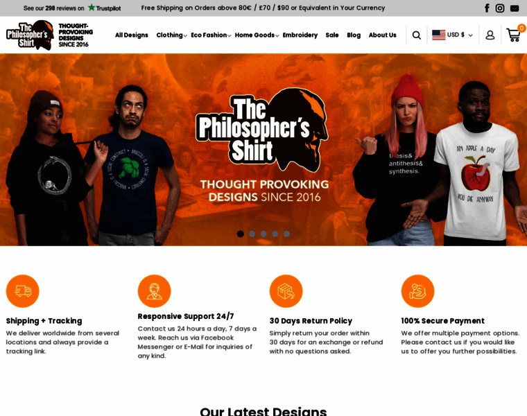 The-philosophers-shirt.com thumbnail