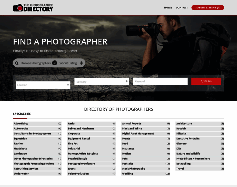 The-photographer-directory.com thumbnail