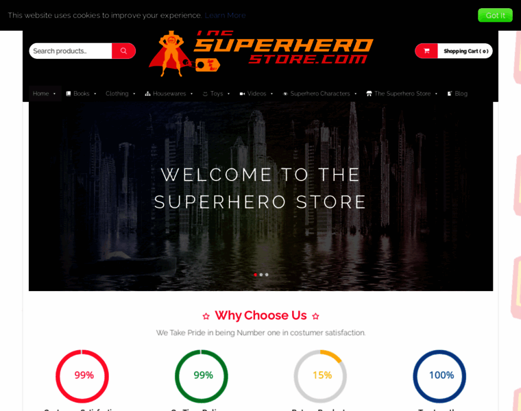 The-superhero-store.com thumbnail