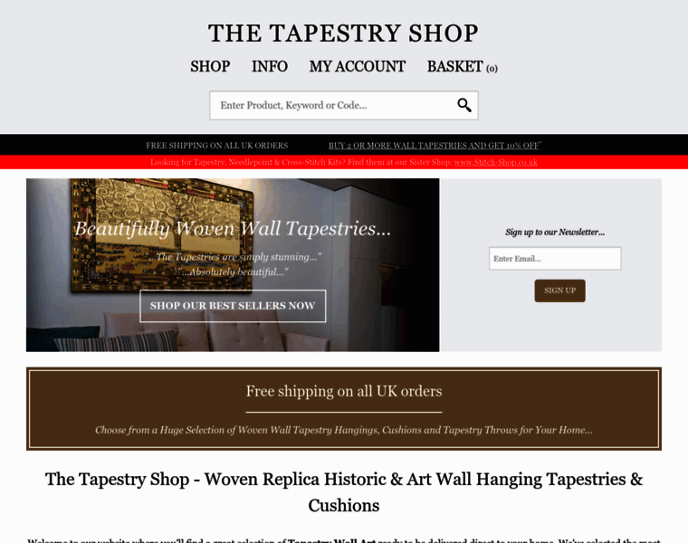 The-tapestry-shop.co.uk thumbnail