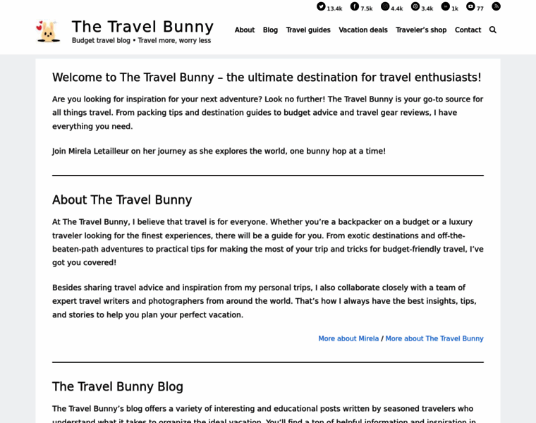 The-travel-bunny.com thumbnail