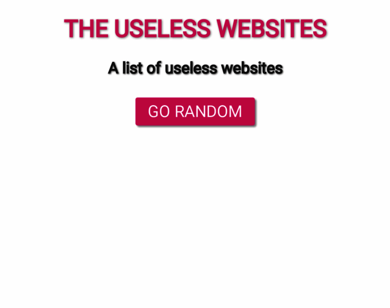 The-useless.website thumbnail