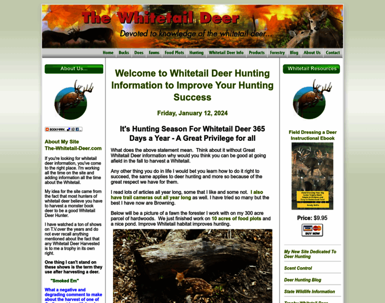 The-whitetail-deer.com thumbnail
