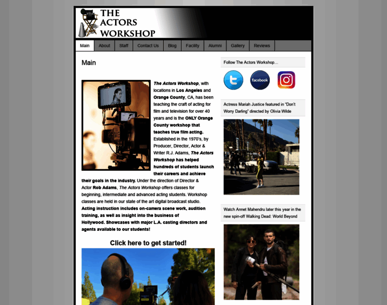 Theactorsworkshop.com thumbnail
