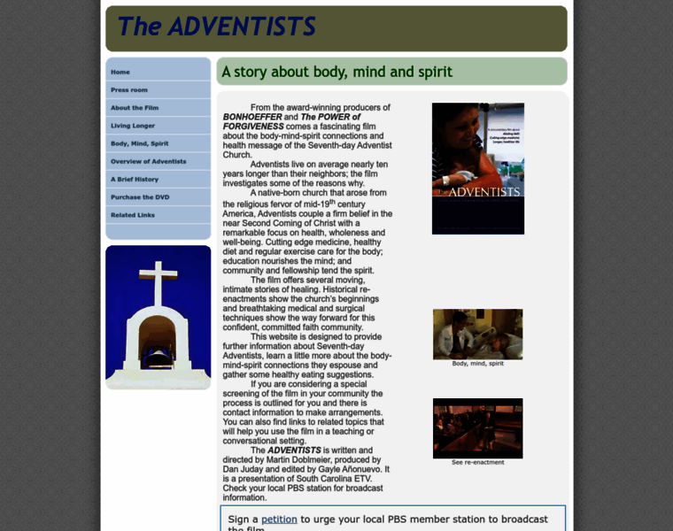Theadventiststhefilm.com thumbnail