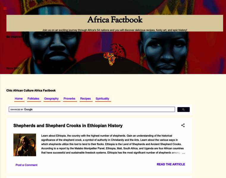 Theafricangourmet.com thumbnail