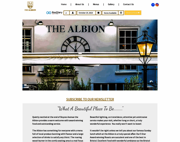 Thealbionclifton.co.uk thumbnail