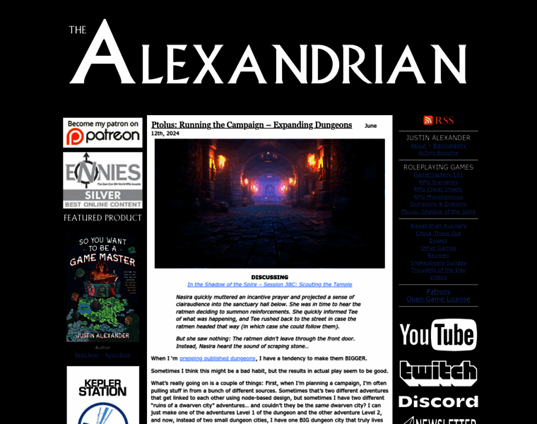 Thealexandrian.net thumbnail