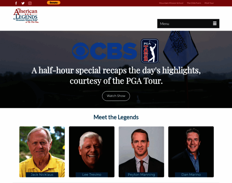 Theamericanlegends.com thumbnail