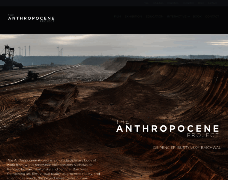 Theanthropocene.org thumbnail