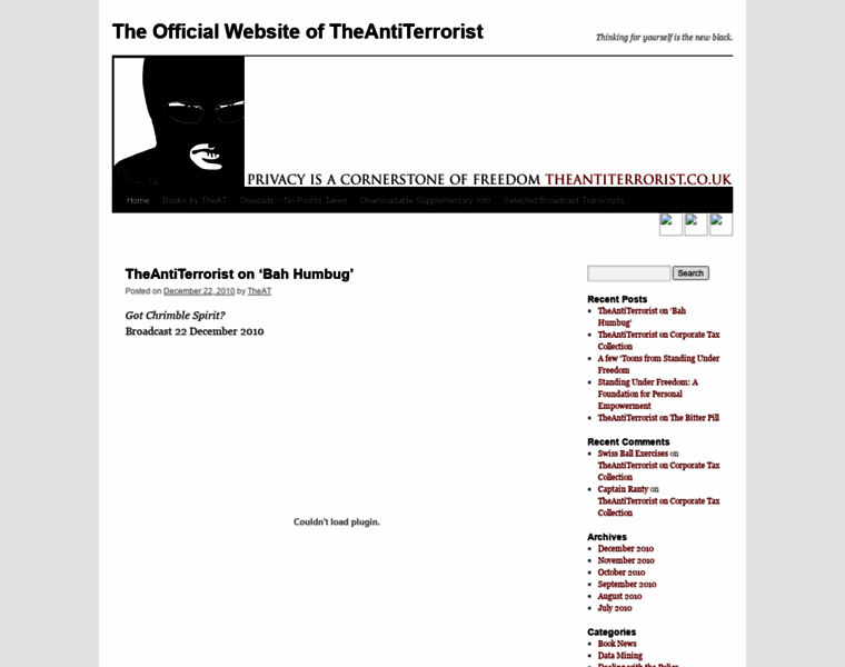 Theantiterrorist.co.uk thumbnail