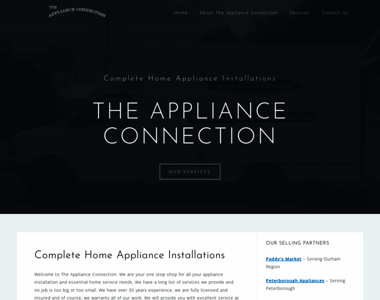 Theapplianceconnection.ca thumbnail