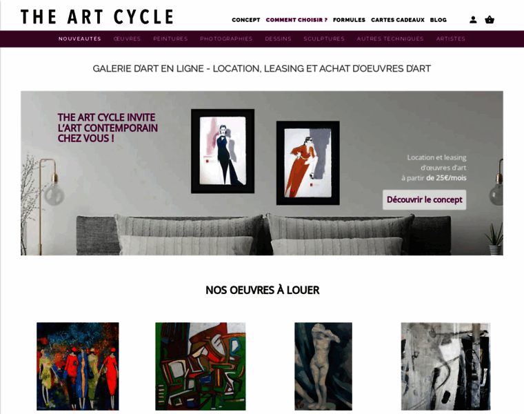 Theartcycle.fr thumbnail