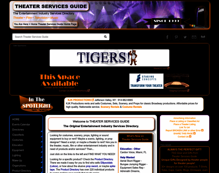 Theaterservicesguide.com thumbnail