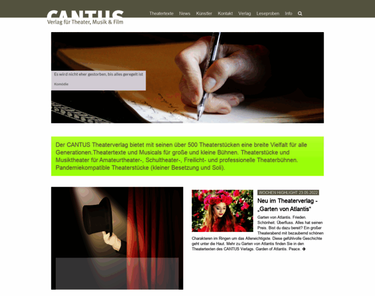 Theaterverlag-cantus.de thumbnail