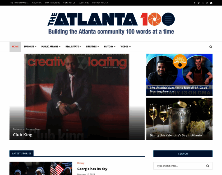 Theatlanta100.com thumbnail