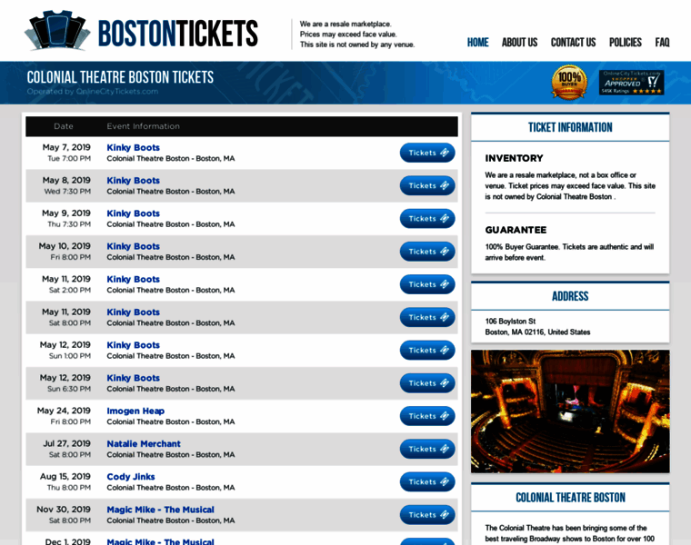 Theatre-boston.com thumbnail