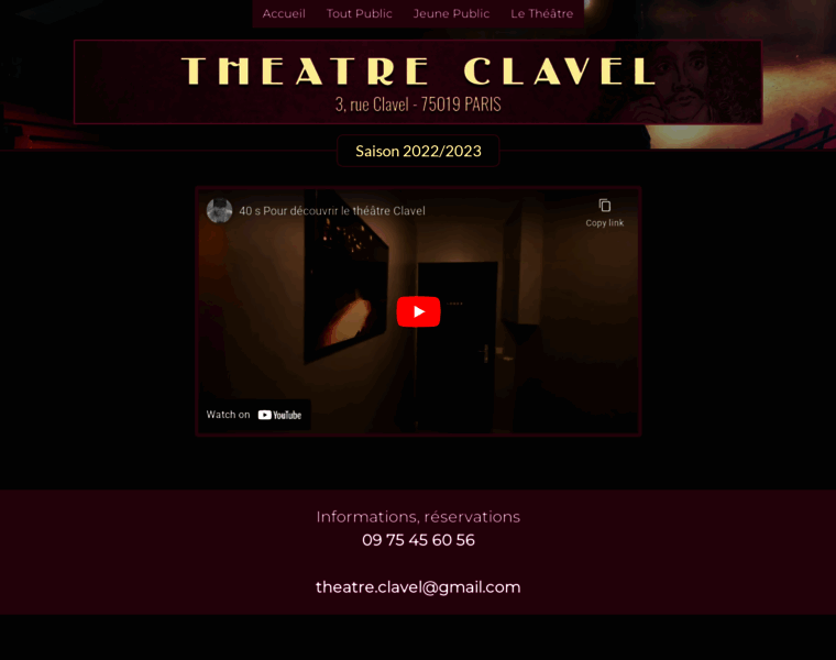 Theatre-clavel.com thumbnail