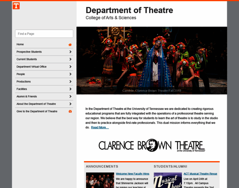 Theatre.utk.edu thumbnail