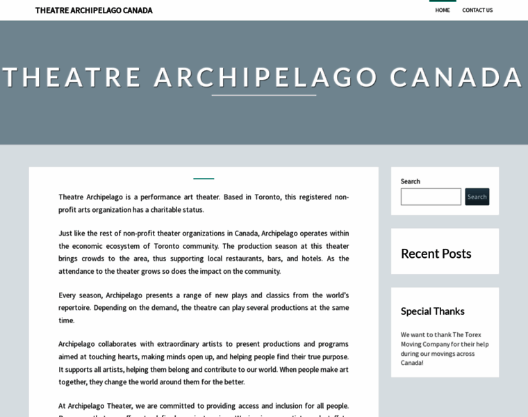 Theatrearchipelago.ca thumbnail