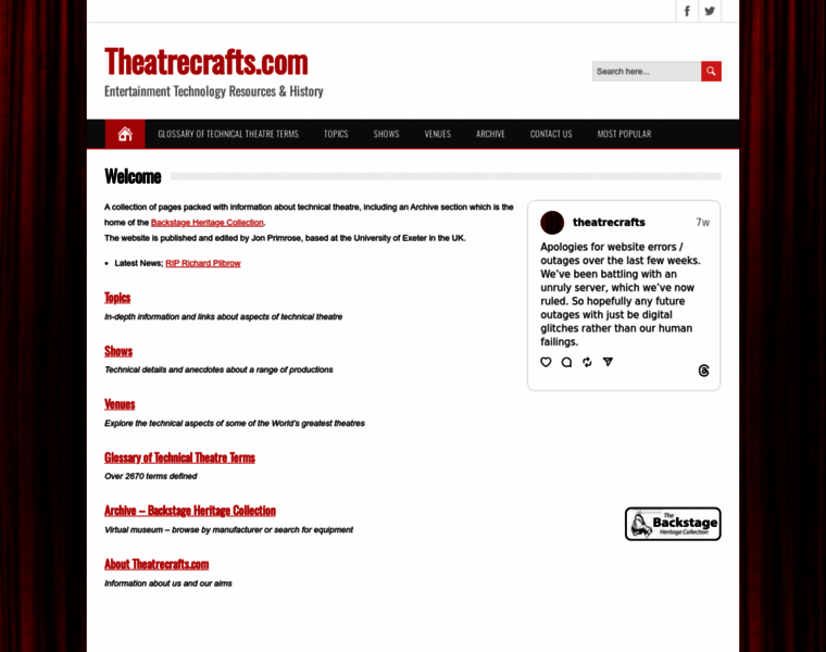 Theatrecrafts.com thumbnail