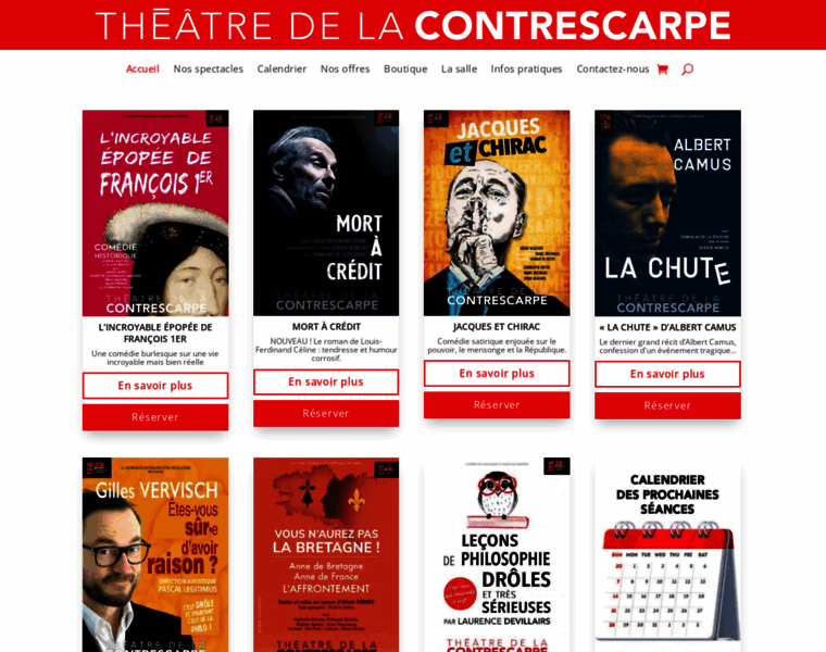 Theatredelacontrescarpe.fr thumbnail