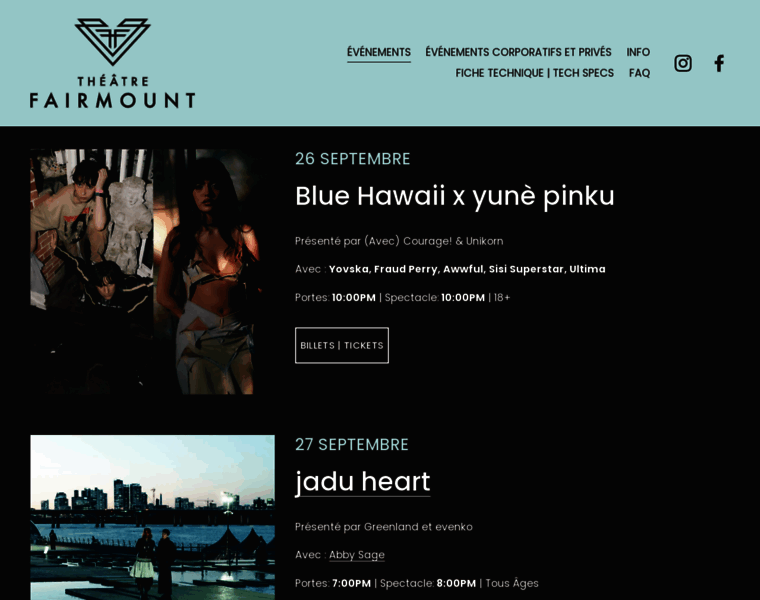 Theatrefairmount.com thumbnail