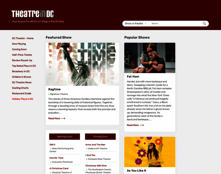 Theatreindc.com thumbnail