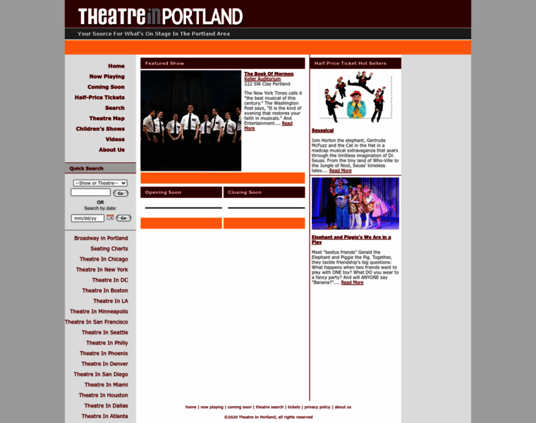 Theatreinportland.com thumbnail
