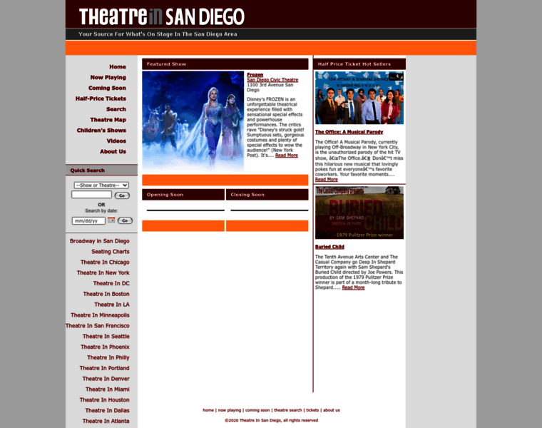Theatreinsandiego.com thumbnail