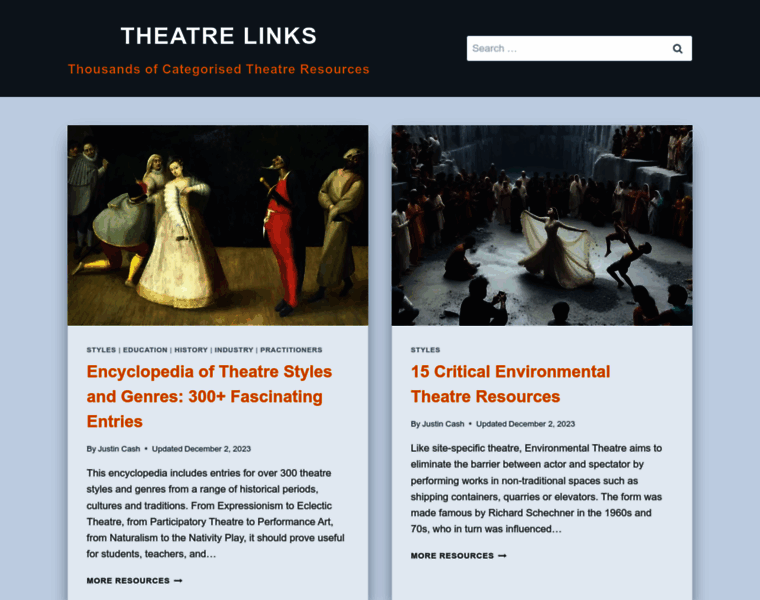 Theatrelinks.com thumbnail