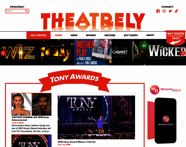 Theatrely.com thumbnail