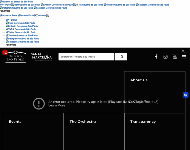 Theatrosaopedro.org.br thumbnail