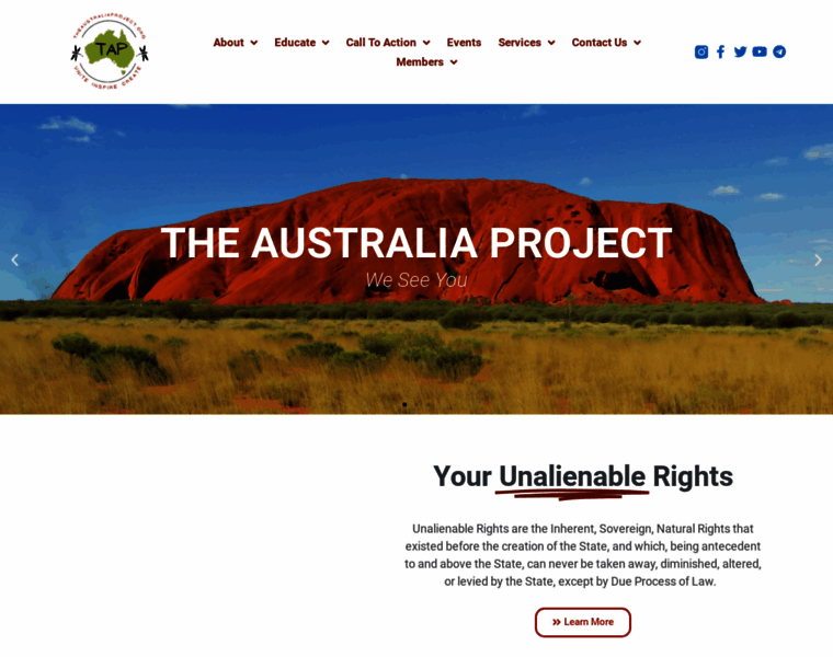 Theaustraliaproject.org thumbnail