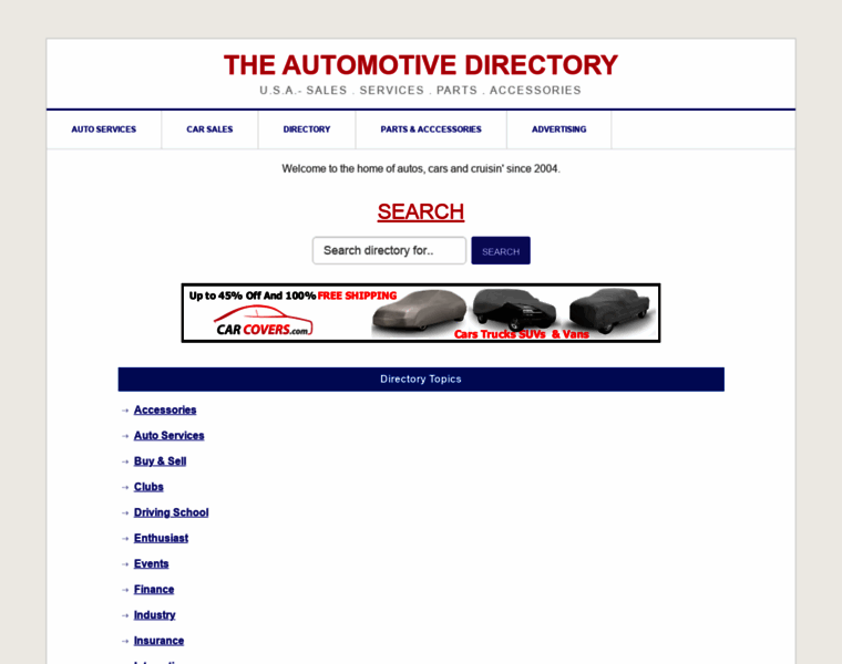Theautomotivedirectory.com thumbnail