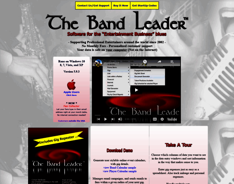 Thebandleadersoftware.com thumbnail