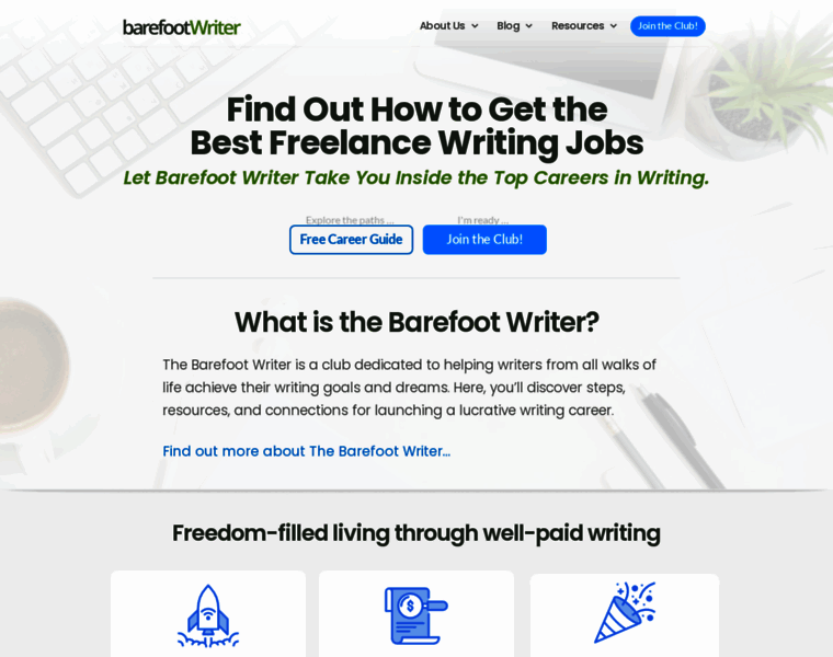 Thebarefootwriter.com thumbnail