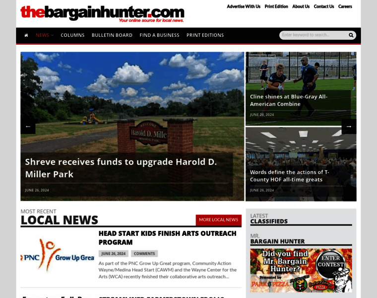 Thebargainhunter.com thumbnail