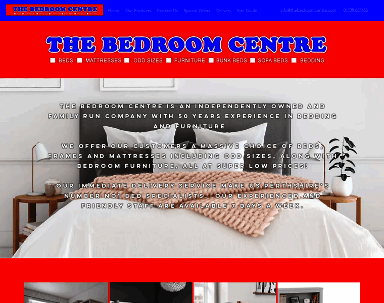 Thebedroomcentre.com thumbnail
