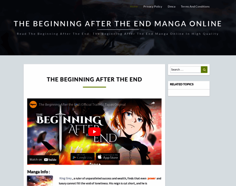 Thebeginningaftertheend.art thumbnail Thebeginningaftertheend.art thumbnail
