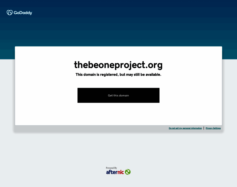Thebeoneproject.org thumbnail