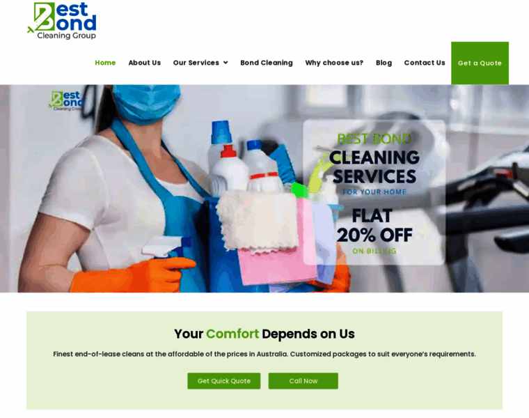 Thebestbondcleaning.com thumbnail