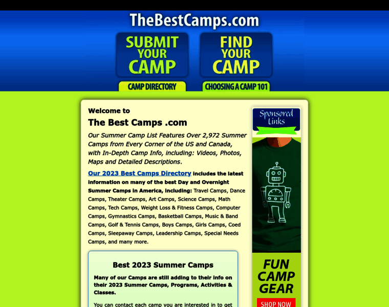Thebestcamps.com thumbnail