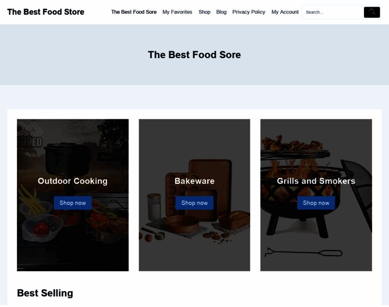 Thebestfoodstore.com thumbnail